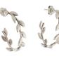 Silver Leaf Hoop
